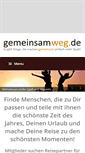Mobile Screenshot of gemeinsamweg.de