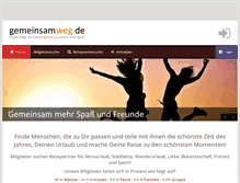 Tablet Screenshot of gemeinsamweg.de